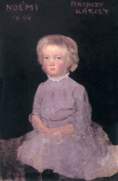 Noemi as a Child by Károly Ferenczy